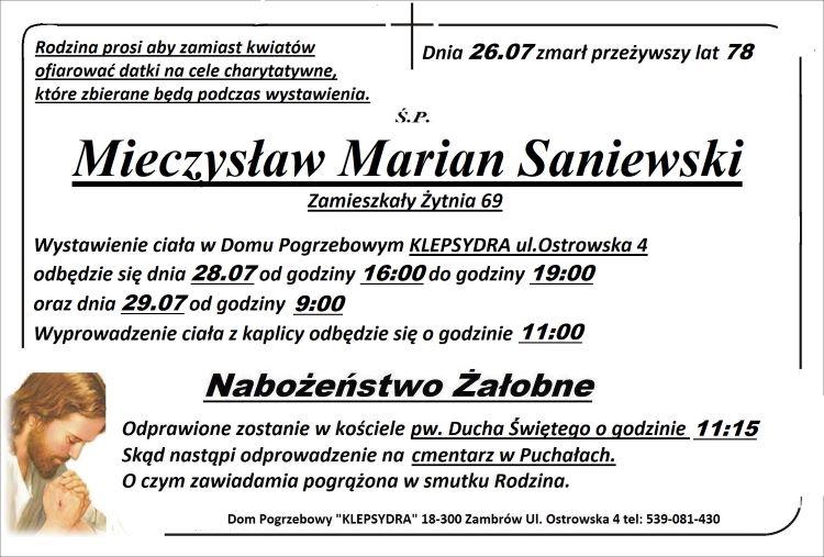 Mieczysław Marian Saniewski
