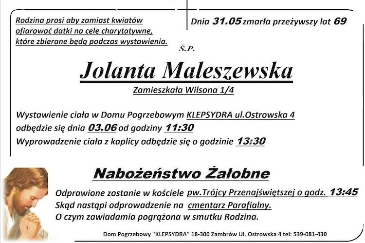 Jolanta Maleszewska