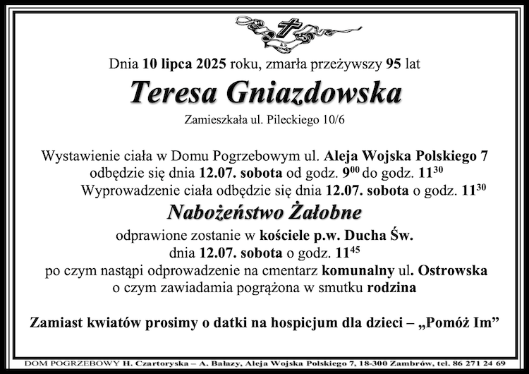 Teresa Gniazdowska