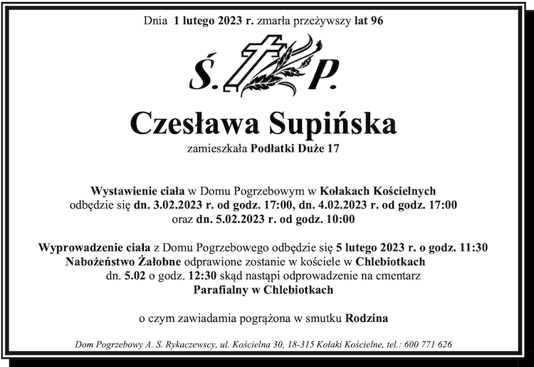 Czesława Supińska