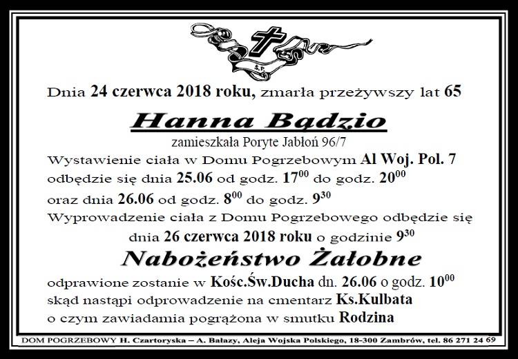 Hanna Bądzio