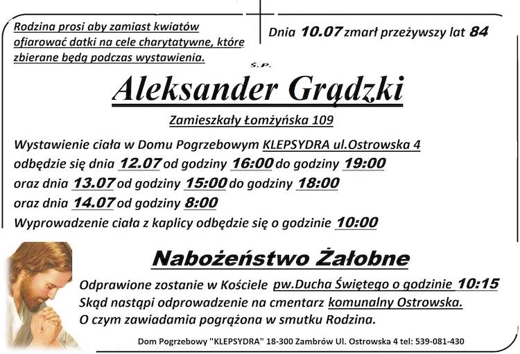 Aleksander Grądzki