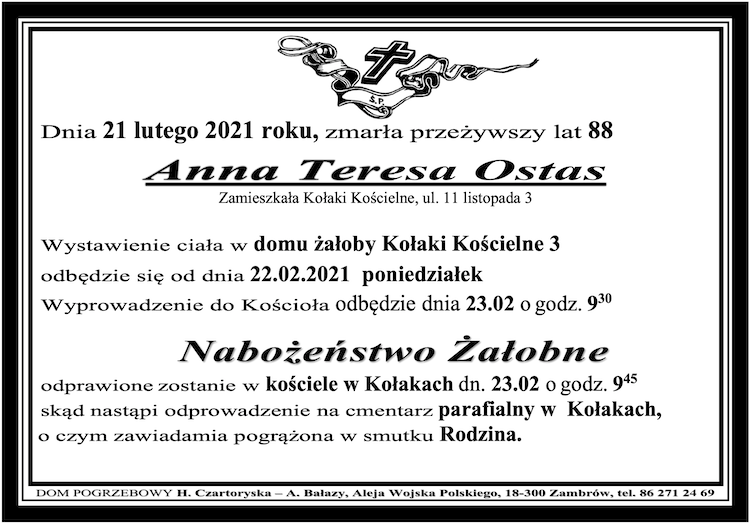 Anna Teresa Ostas