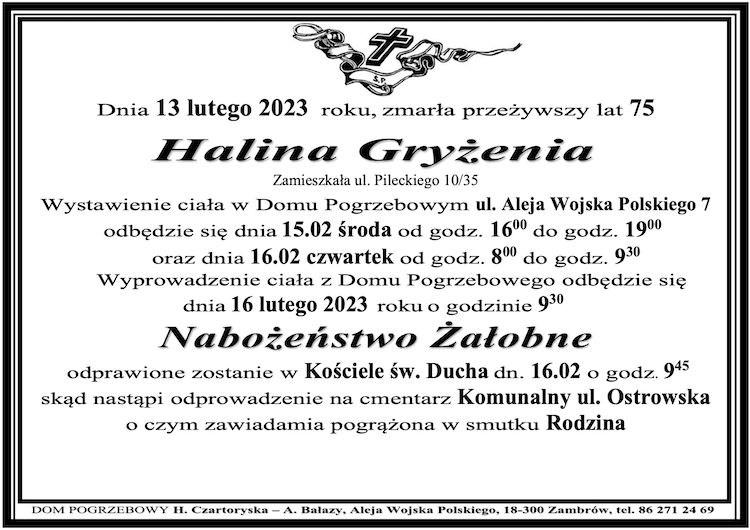 Halina Gryżenia