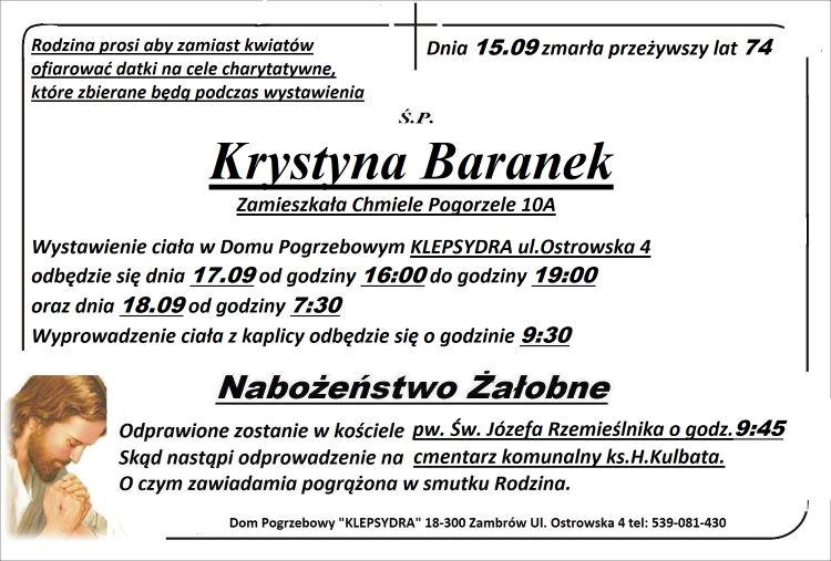 Krystyna Baranek