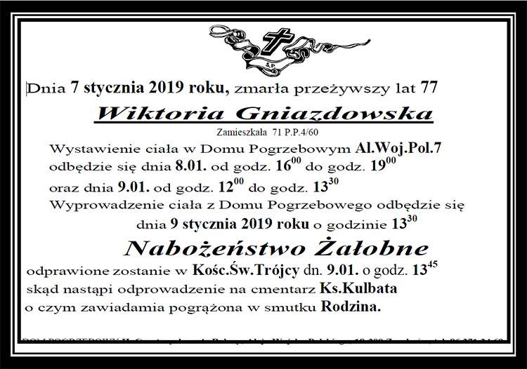 Wiktoria Gniazdowska