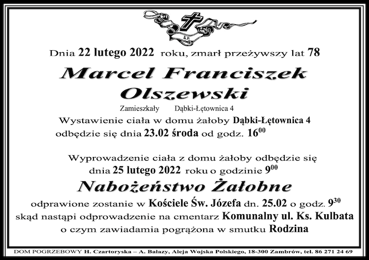 Marcel Franciszek Olszewski