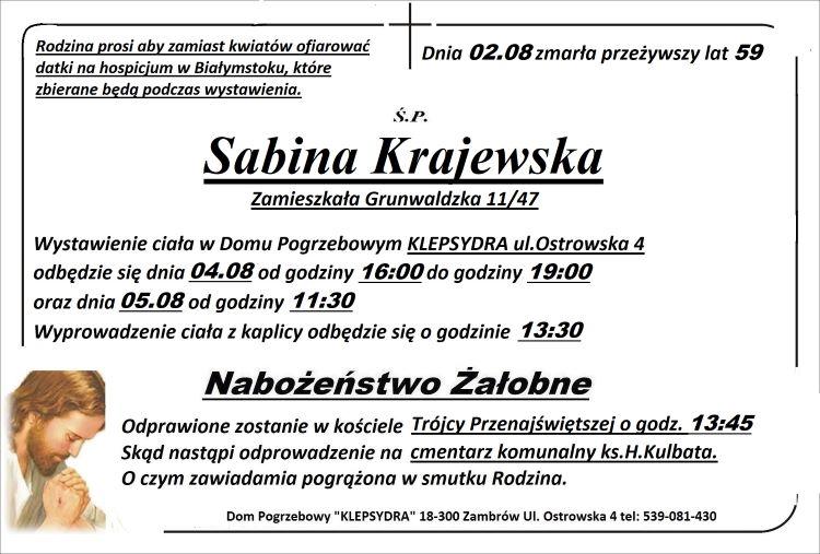 Sabina Krajewska