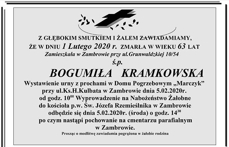 Bogumiła Kramkowska