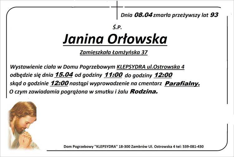 Janina Orłowska