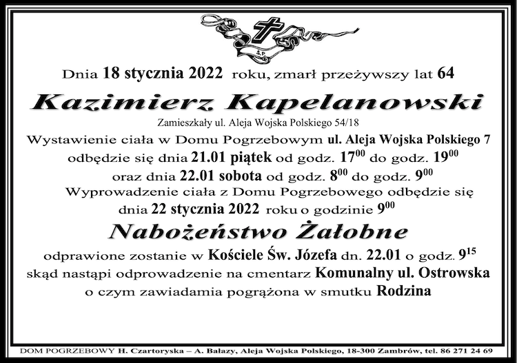 Kazimierz  Kapelanowski