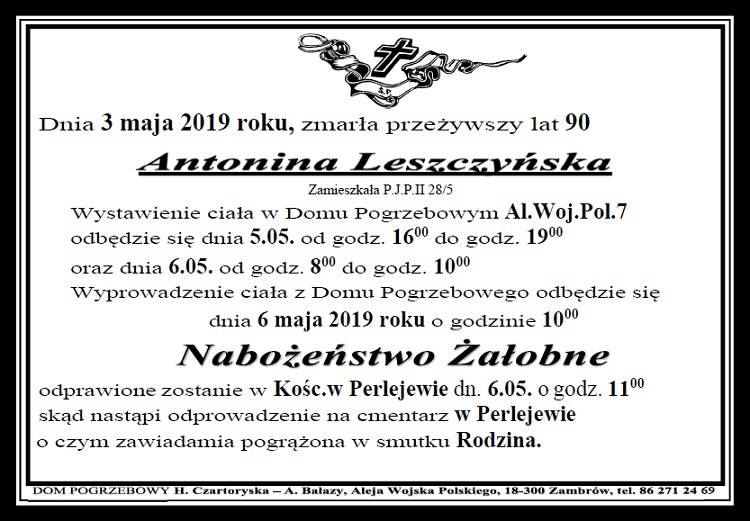 Antonina Leszczyńska