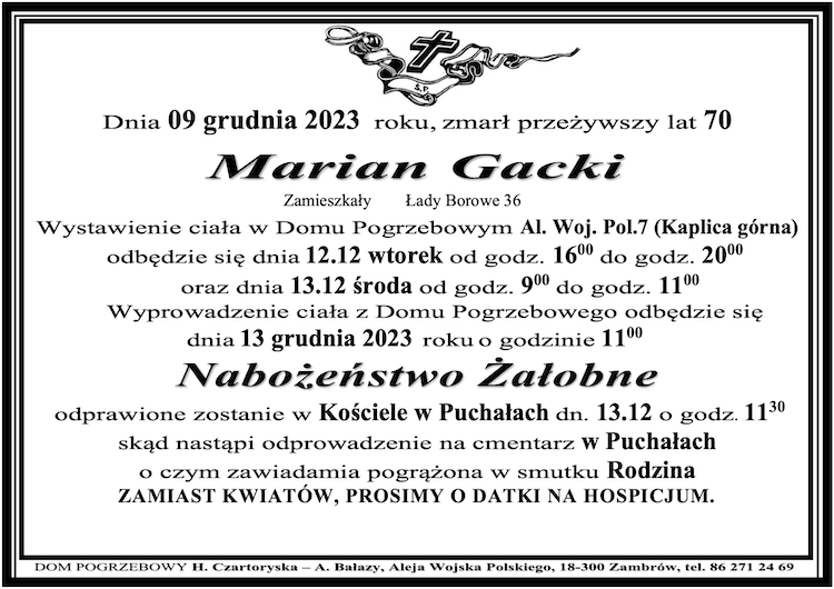 Marian Gacki