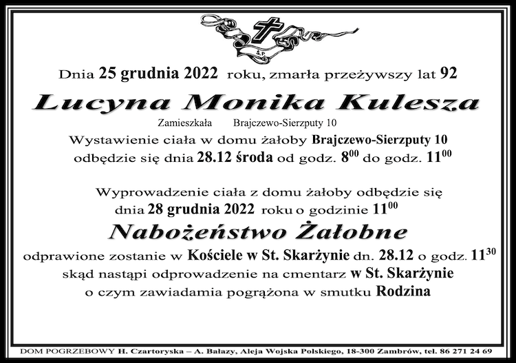 Lucyna Monika Kulesza
