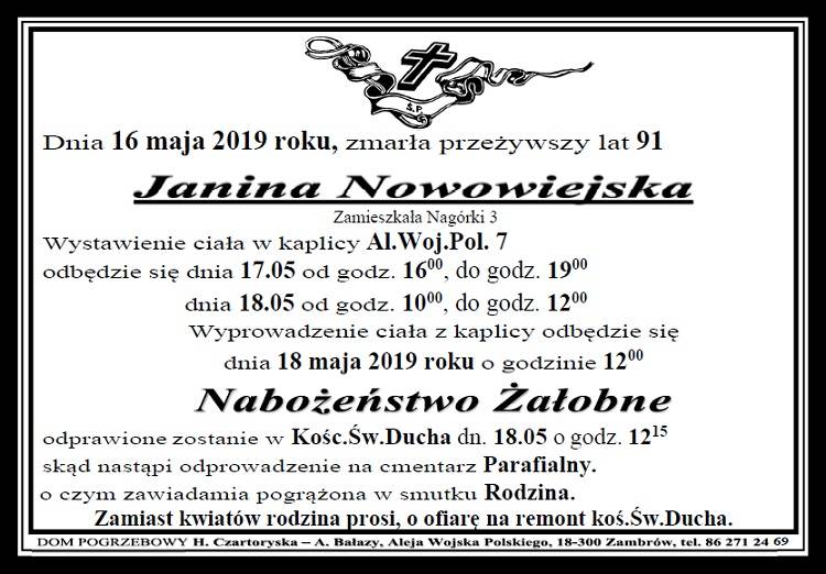 Janina Nowowiejska