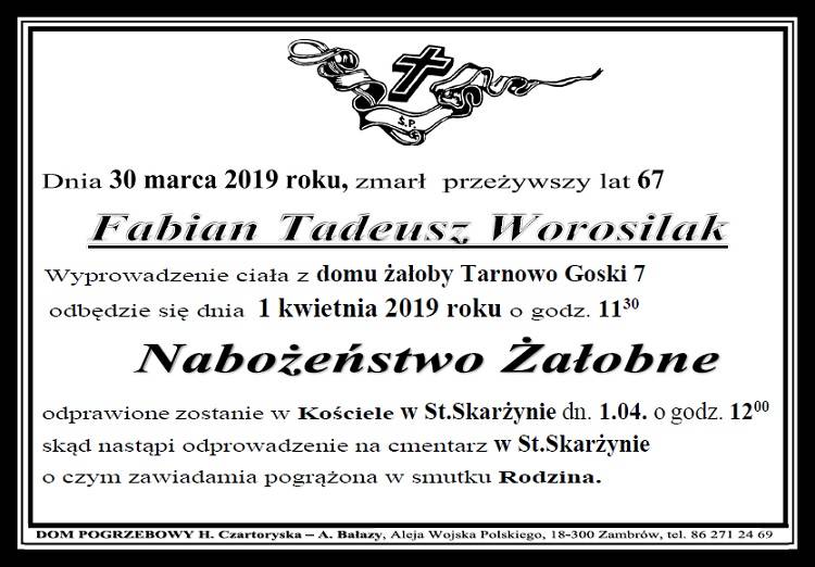 Fabian Tadeusz Worosilak