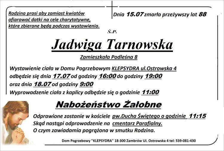 Jadwiga Tarnowska