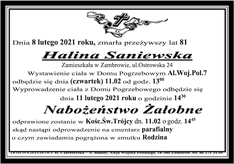 Halina Saniewska
