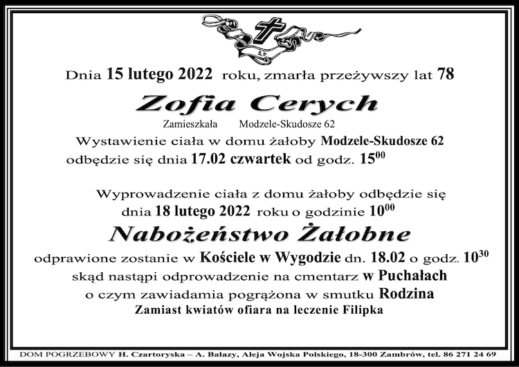 Zofia  Cerych