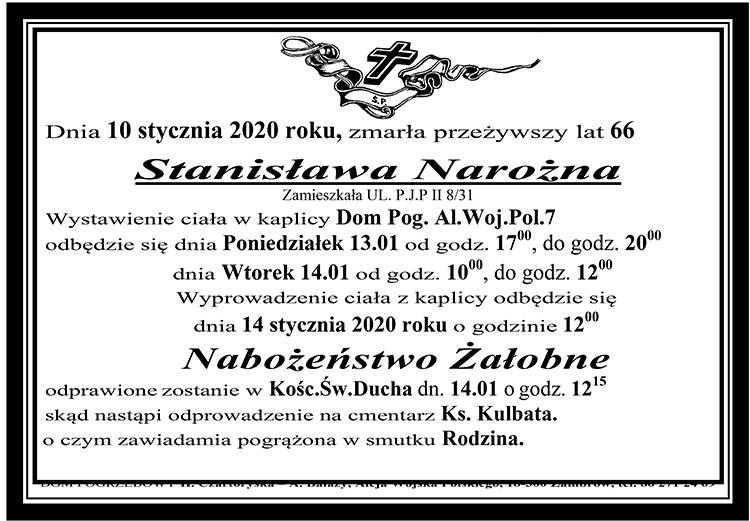 Stanisława Narożna