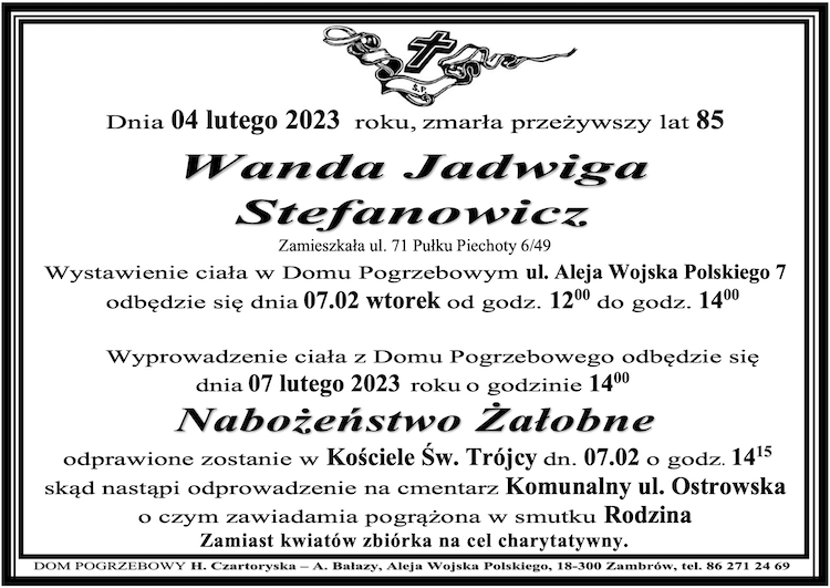 Wanda Jadwiga Stefanowicz