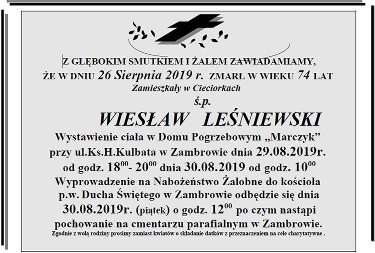 Wiesław Leśniewski