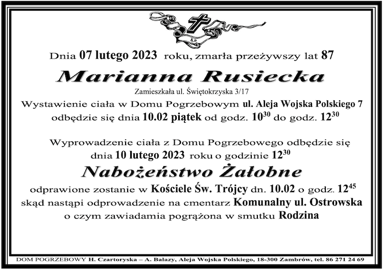 Marianna Rusiecka