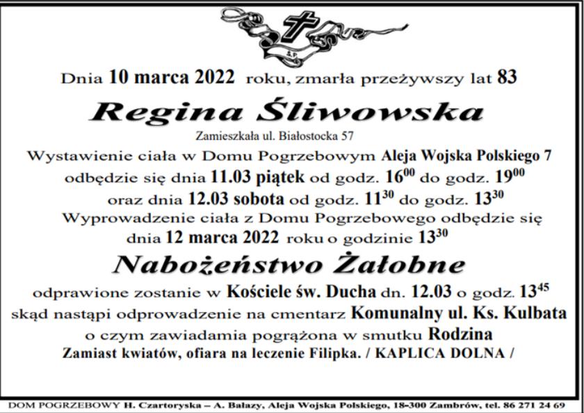 Regina Śliwowska