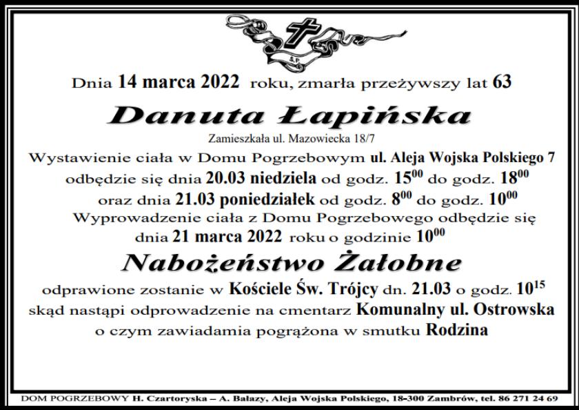 Danuta Łapińska