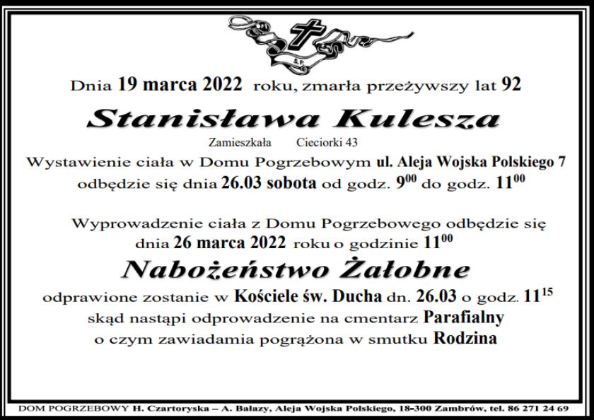 Stanisława Kulesza 