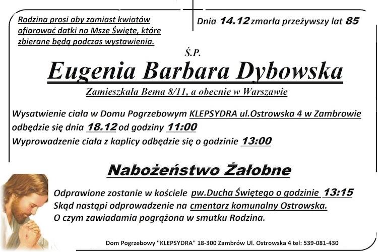 Eugenia Barbara Dybowska