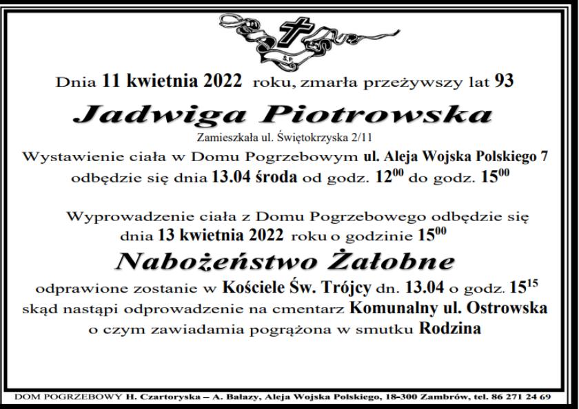 Jadwiga Piotrowska