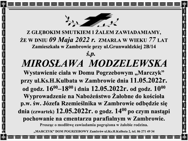 Mirosława Modzelewska  