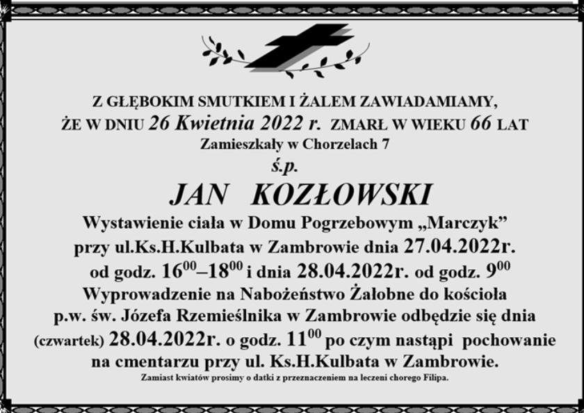 Jan Kozłowski