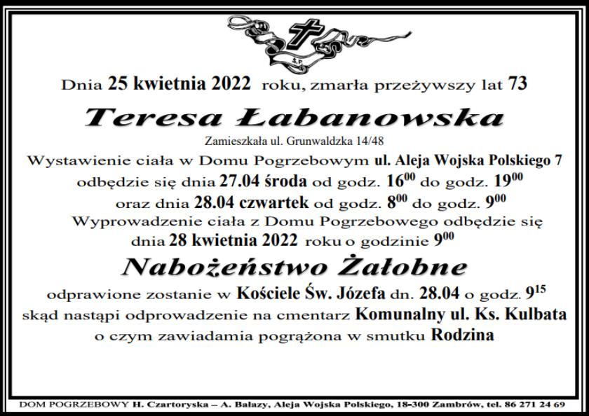 Teresa Łabanowska