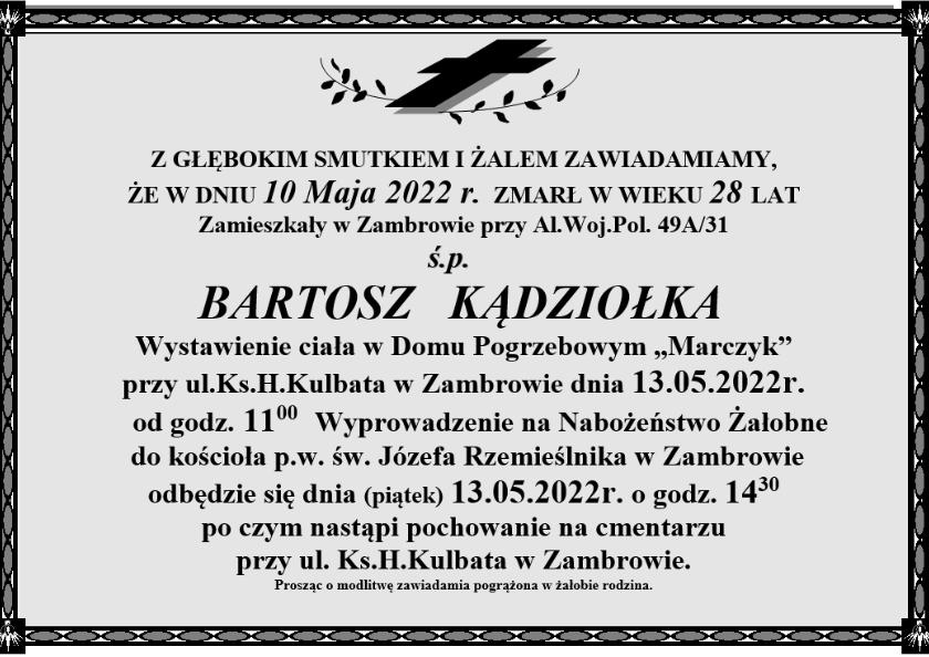 Bartosz Kądziołka