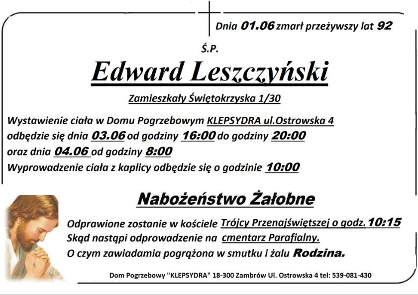 Edward  Leszczyński