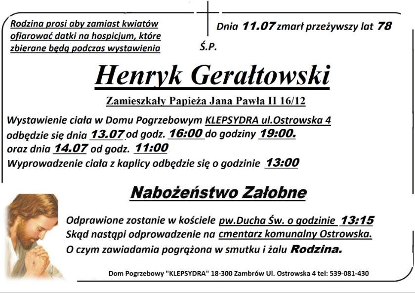 Henryk Gerałtowski