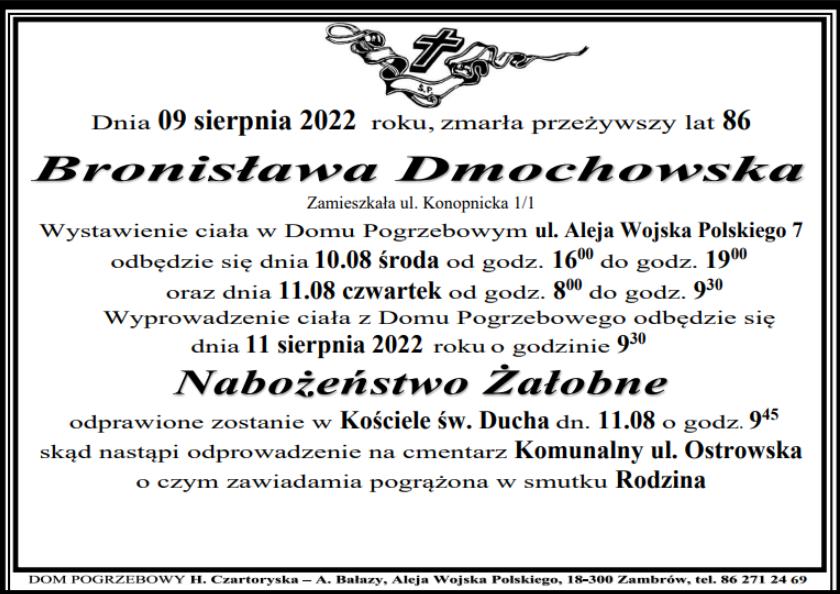 Bronisława  Dmochowska