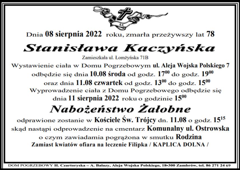 Stanisława Kaczyńska