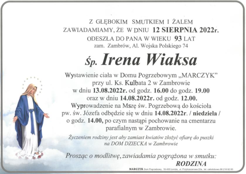 Irena Wiaksa