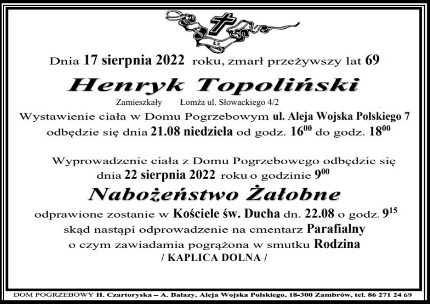 Henryk Topoliński