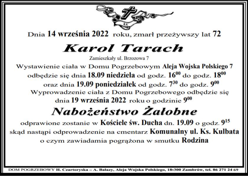 Karol Tarach