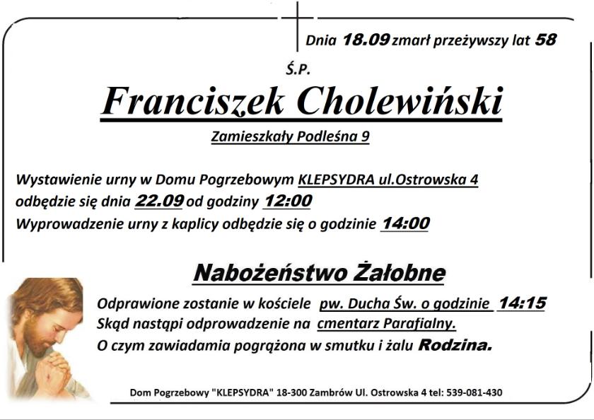 Franciszek Cholewiński 