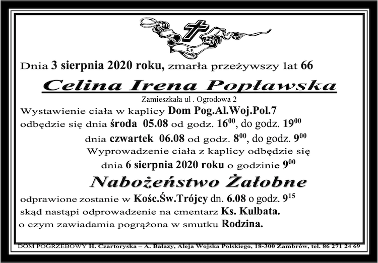 Celina Irena Popławska