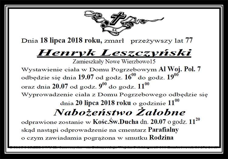 Henryk Leszczyński