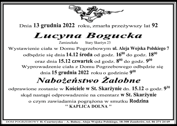 Lucyna Bogucka