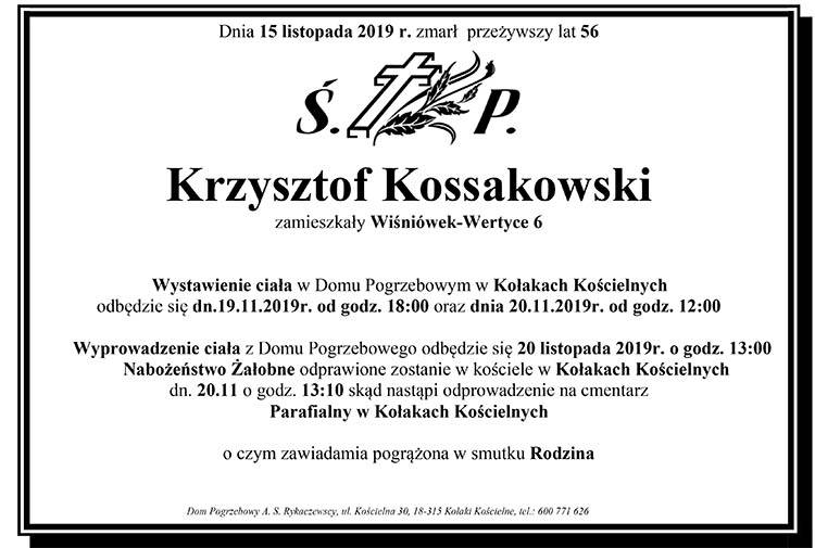 Krzysztof Kossakowski