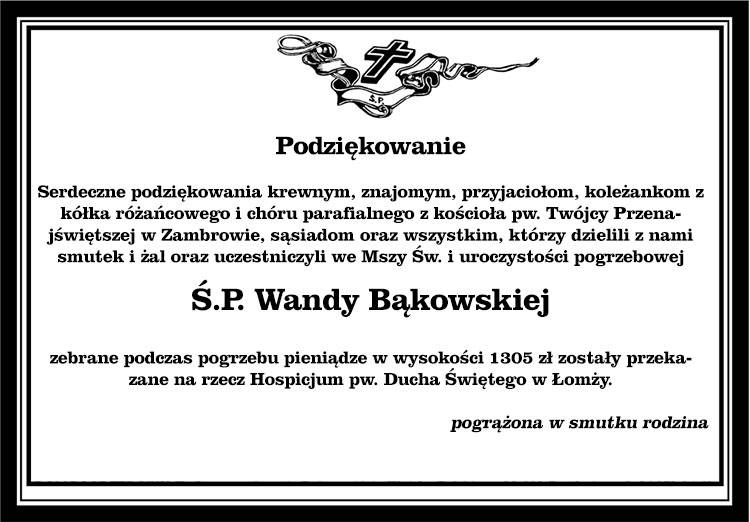 Wanda Bąkowska