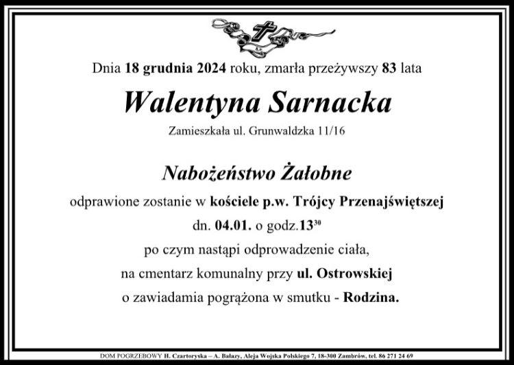 Walentyna Sarnacka